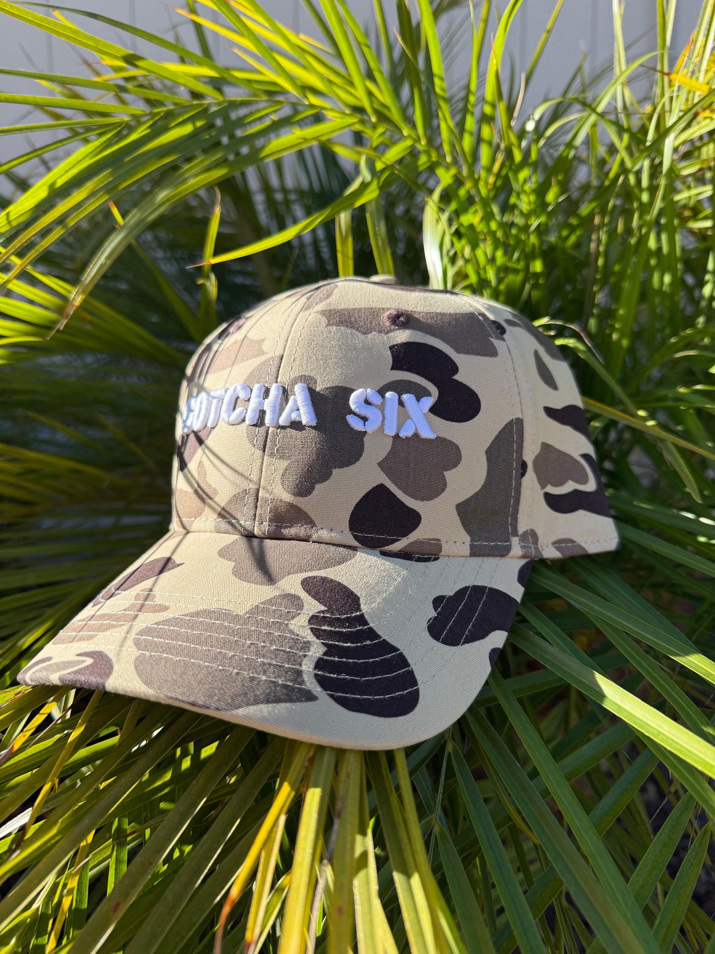 Gotcha Six Golf Multi-Cam Stitched Hat / Snapback / Law Enforcement & Military Golf Brand